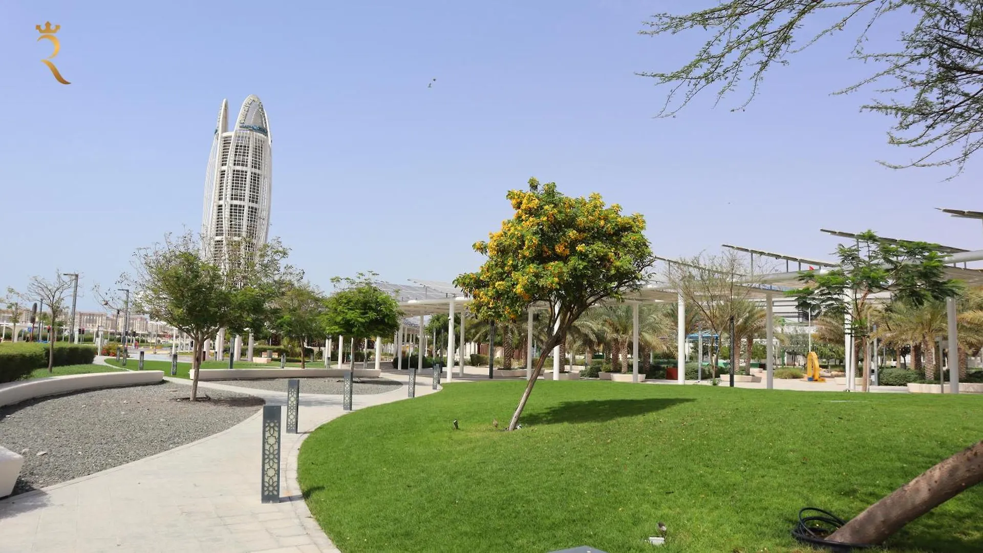 Apartment Luxury Duplex 2Br Oasis In Masdar City Abu Dhabi